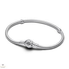 Pandora virágzó rózsa kígyólánc karkötő 17 cm - 593211C00-17 karkötő