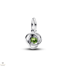 Pandora zöld végtelenség köre függő charm - 793125C08 egyéb ékszer