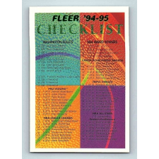 Panini 1994-95 Fleer Checklist #240 Checklist gyűjthető kártya