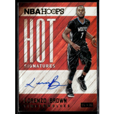 Panini 2015-16 Hoops Hot Signatures #HS-LZB Lorenzo Brown gyűjthető kártya