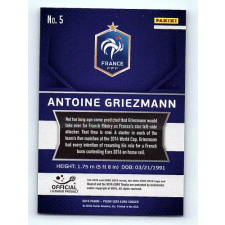 Panini 2016 Panini Panini Uefa Euro Prizm Base #5 Antoine Griezmann gyűjthető kártya