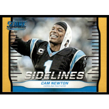 Panini 2016 Score Sidelines Gold #22 Cam Newton gyűjthető kártya