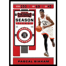Panini 2019-20 Panini Contenders #87 Pascal Siakam gyűjthető kártya