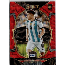 Panini 2022 Select FIFA Soccer Terrace Red Wave Prizm #3 Julian Alvarez gyűjthető kártya