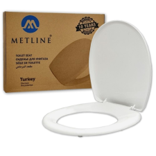 Panitalia Fehér színű thermoplast WC ülőke műanyag zsanérral takarító és háztartási eszköz
