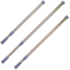 Panitalia Zuhanyfüggöny tartórúd, kihúzható, fém, krómozott, 110-200 cm, 5420 fürdőszoba kiegészítő