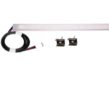 Pannon Led 200cm-es 34 Wattos, 24 Voltos RGBNW LED, opál, keskeny alumínium profilban, tápegység nélkül, 2 méteres vezetékkel (120db 5050 SMD LED) világítás