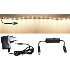 Pannon Led 2m hosszú 27Wattos, lengő kapcsolós, adapteres középfehér LED szalag (120db P2835 SMD LED) világítás
