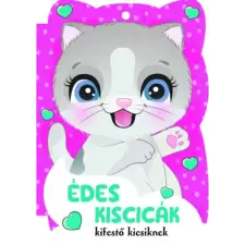 Pannon-Literatúra Kft. Édes kiscicák - Kifestő kicsiknek gyermek- és ifjúsági könyv