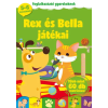 Pannon-Literatúra Kft. Rex és Bella játékai - Foglalkoztató gyerekeknek - több mint 60 db matricával - 5-6 éveseknek