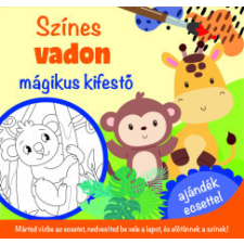Pannon-Literatúra Kft. Színes vadon - mágikus kifestő - ajándék ecsettel gyermek- és ifjúsági könyv