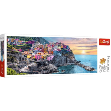 Panoráma puzzle 500 darabos - Vernazza naplementében puzzle, kirakós