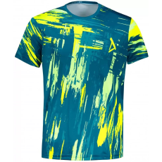  Pánské funkční triko premium ALTISPORT VOJ/ALM010TR01 PETROLEJOVÁ/ŽLUTÁ méret: 4XL