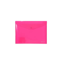 PANTA PLAST A4 Patentos irattartó tasak - Neon pink mappa