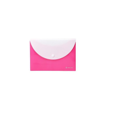 PANTA PLAST A5 Patentos két zsebes irattartó tasak - Neon pink mappa