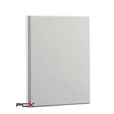 PANTA PLAST Gyûrûs könyv, panorámás, 4 gyûrû, 70 mm, A4, PP/karton, PANTA PLAST, fehér gyűrűskönyv