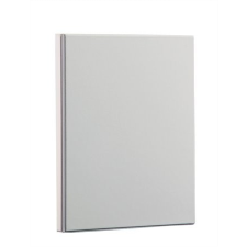 PANTA PLAST Gyűrűs könyv, panorámás, 4 gyűrű, 25 mm, A4, PP/karton, Panta Plast, fehér gyűrűskönyv