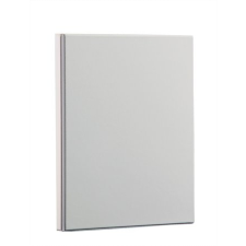 PANTA PLAST Gyűrűs könyv, panorámás, 4 gyűrű, 70 mm, A4, PP/karton, , fehér mappa