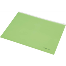 PANTA PLAST Irattartó tasak, A4, PP, cipzáras, PANTA PLAST, pasztellzöld tasak
