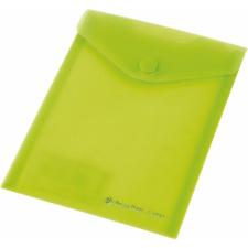 PANTA PLAST Irattartó tasak, A6, PP, patentos, 160 mikron, PANTA PLAST, pasztellzöld irattartó