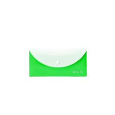 Pantaplast Irattartó tasak, 250x140 mm, PP, patentos, két zsebes, , neon zöld (INP0410008904) (INP0410008904) irattartó