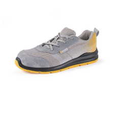  Pantofi de protectie Texo S1P, usori si aerisiti, cu design sportiv, bombeu metalic si lamela antiperforare, gri, marimea 46