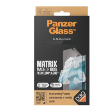 PanzerGlass 7353 Panzerglass Matrix D3O Samsung Galaxy S24 hybrid üveg képernyővédó fólia, 3D, 9H, segédkerettel, átlátszó mobiltelefon kellék