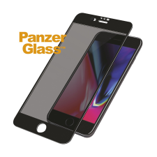 PanzerGlass ™ Apple iPhone 6/6s/7/8 Plus Edzett üveg kijelzővédő, betekintésgátló szűrővel, kamera borítóval, fekete kerettel mobiltelefon kellék