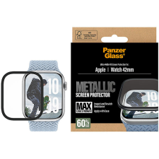PanzerGlass Apple Watch 11/10 42 mm s kovovým rámečkem okosóra kellék