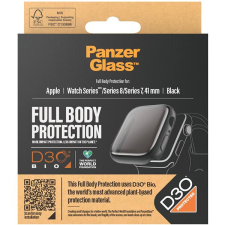 PanzerGlass Apple Watch 9/8/7 41mm D30 tok - fekete keret okosóra kellék