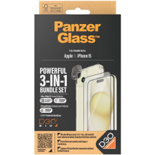 PanzerGlass Bundle 3v1 Apple iPhone 15 (PG sklo + HardCase D30 + Camera Protector) mobiltelefon kellék