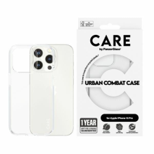 PanzerGlass CARE by PanzerGlass Urban Combat tok iPhone 15 Pro - átlátszó tok és táska