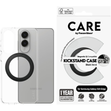 PanzerGlass CARE Kickstand QI Samsung Galaxy S25 Edge átlátszó-fekete tok (CR43380) tok és táska
