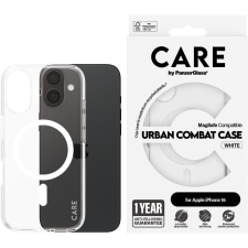 PanzerGlass CARE tok Apple iPhone 16 MagSafe Urban Combat átlátszó/fehér (1337) tok és táska