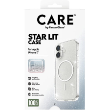 PanzerGlass CARE tok Apple iPhone 17-hez, Star Lit, csillogó/fehér, MagSafe tok és táska