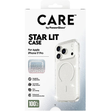 PanzerGlass CARE tok Apple iPhone 17 Pro-hoz, Star Lit, csillogó/fehér, MagSafe tok és táska