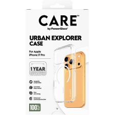 PanzerGlass CARE tok Apple iPhone 17 Pro-hoz, Urban, átlátszó/fehér, MagSafe tok és táska