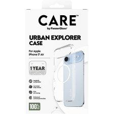 PanzerGlass CARE tok Apple iPhone Air-hez, Urban, átlátszó/fehér, MagSafe tok és táska