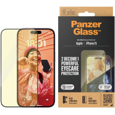 PanzerGlass Ceramic Apple iPhone 15 Pro üvegfólia + felhelyező keret mobiltelefon kellék