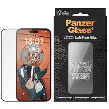 PanzerGlass Ceramic Protection edzett üveg iPhone 15 Plus mobiltelefon kellék