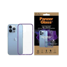 PanzerGlass ClearCase iPhone 13 Pro 6.1" antibakteriális ütésálló lila tok tok és táska