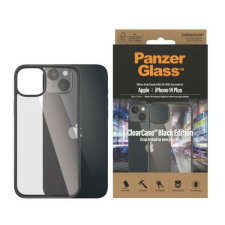 PanzerGlass ClearCase iPhone 14 Plus 6,7&quot; antibakteriális fekete tok tok és táska