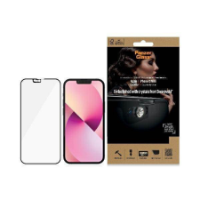 PanzerGlass E2E Microfracture iPhone 13 Mini 5,4&quot; CamSlider Swarovsky tokbarát antibakteriális fekete képernyővédő fólia mobiltelefon kellék