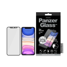 PanzerGlass E2E Super+ iPhone Xr/11 tokbarát Swarovsky CamSlider fekete képernyővédő fólia mobiltelefon kellék