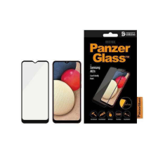 PanzerGlass E2E Super+ Samsung Galaxy A02s A025F tokbarát antibakteriális fekete kijelzővédő fólia mobiltelefon kellék