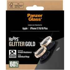 PanzerGlass Hoops Apple iPhone 17/16/16 Plus - csillogó arany (PG46936) mobiltelefon kellék