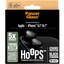 PanzerGlass HoOps Ceramic Apple iPhone 16/16 Plus fekete titán mobiltelefon kellék