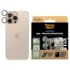 PanzerGlass Hoops kamera lencse védő edzett üveg átlátszó-fekete szegéllyel iPhone 16 Pro/16 Pro Max