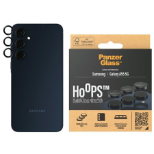 PanzerGlass Hoops kamera lencse védő fólia Samsung Galaxy A55 5G - fekete szegéllyel mobiltelefon kellék