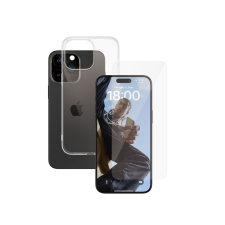 PanzerGlass iPhone 15 Pro Max Edzett üveg kijelzővédő + Tok (SAFE95579) tok és táska